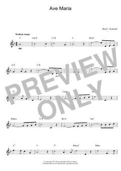 Ave Maria von Johann Sebastian Bach (Download) 