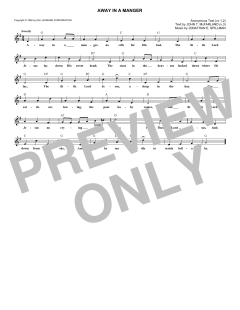 Away In A Manger von Anonymous (Download) 