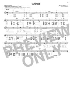Be A Clown von Cole Porter (Download) 