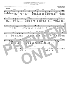 Before The Parade Passes By von Jerry Herman (Download) 