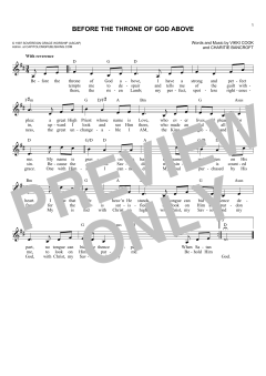 Before The Throne Of God Above von Vikki Cook (Download) 