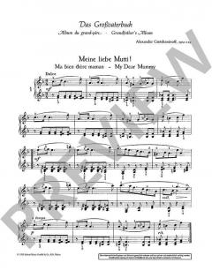 Das Großvaterbuch op. 119 von Alexander Gretchaninoff 