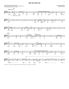 Big Yellow Taxi von Joni Mitchell (Download) 