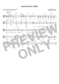 Bless His Holy Name (Download) 