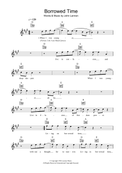 Borrowed Time von John Lennon (Download) 