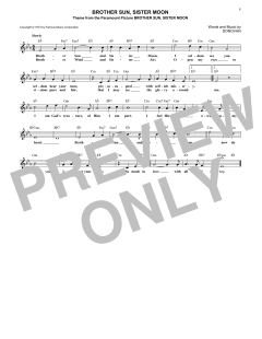 Brother Sun, Sister Moon von Donovan (Download) 