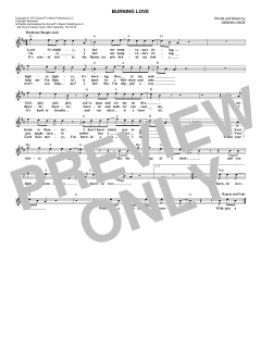 Burning Love von Elvis Presley (Download) 