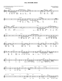 Call His Name Jesus von Phillips, Craig & Dean (Download) 