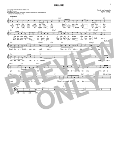 Call Me von Tony Hatch (Download) 