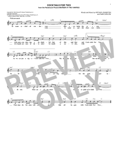Cocktails For Two von Carl Brisson (Download) 
