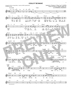 Could It Be Magic von Barry Manilow (Download) 