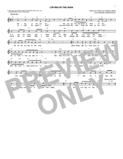 Crying In The Rain von The Everly Brothers (Download) 