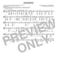 Da Doo Ron Ron von The Crystals (Download) 