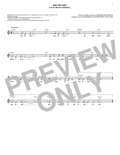 Day By Day von Stephen Schwartz (Download) 