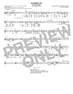 December 1963 von Bob Gaudio (Download) 