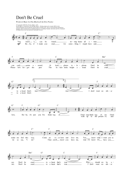 Don't Be Cruel von Elvis Presley (Download) 