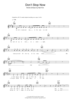 Don't Stop Now von Crowded House (Download) 