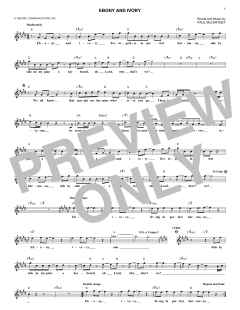 Ebony And Ivory von Paul McCartney (Download) 