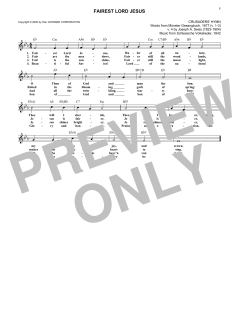 Fairest Lord Jesus von Joseph August Seiss (Download) 