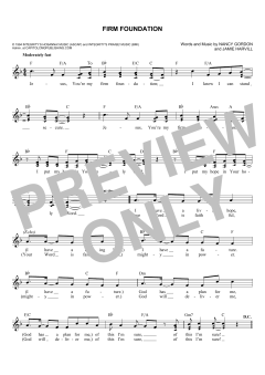 Firm Foundation von Jamie Harvill (Download) 