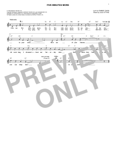 Five Minutes More von Jule Styne (Download) 