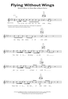 Flying Without Wings von Westlife (Download) 