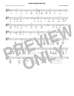 Foggy Mountain Top von The Carter Family (Download) 