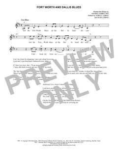 Fort Worth And Dallis Blues von Lead Belly (Download) 