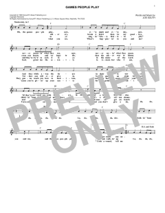 Games People Play von Joe South (Download) 