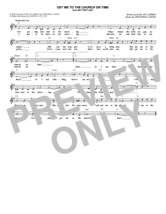 Get Me To The Church On Time von Alan Jay Lerner (Download) 