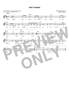 Give Thanks von Henry Smith (Download) 