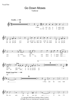 Go Down Moses von Traditional (Download) 