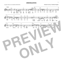 Greensleeves (Download) 