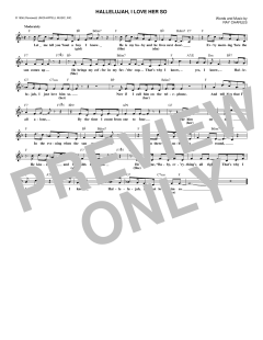 Hallelujah, I Love Her So von Peggy Lee (Download) 