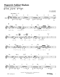 Haporeis Sukkat Shalom von Sababa (Download) 