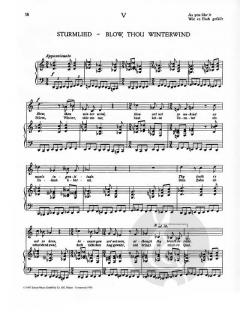 Shakespeare-Songs von Wolfgang Fortner 