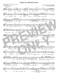 Haven't Got Time For The Pain von Carly Simon (Download) 