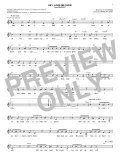 Hey, Look Me Over von Cy Coleman (Download) 
