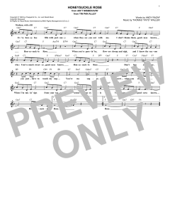 Honeysuckle Rose von Django Reinhardt (Download) 
