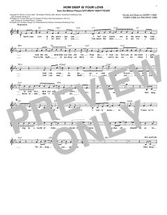 How Deep Is Your Love von Barry Gibb (Download) 