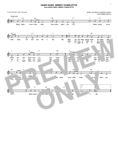 Hush, Hush Sweet Charlotte von Mack David (Download) 