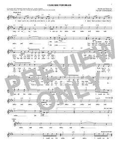 I Can See For Miles von The Who (Download) 