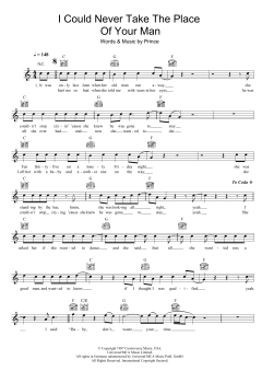 I Could Never Take The Place Of Your Man (Download) 