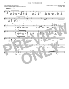 I Hear You Knocking von Fats Domino (Download) 