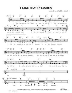 I Like Hamentashen (Download) 