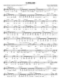 If I Were A Man von Leslie Bricusse (Download) 