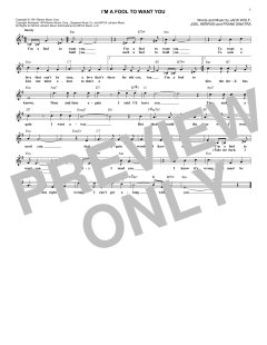 I'm A Fool To Want You von Chet Baker (Download) 