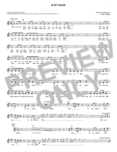 In My House von Rick James (Download) 
