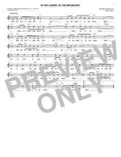 In The Chapel In The Moonlight von Billy Hill (Download) 
