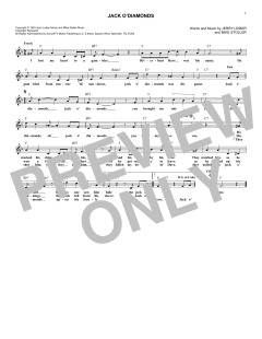 Jack O'Diamonds von Jerry Leiber (Download) 